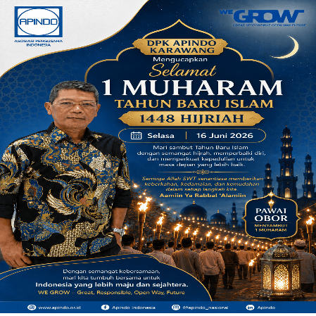DPK APINDO Karawang Mengucapkan Selamat Tahun Baru Islam 1 Muharam 1448 Hijriah